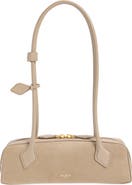 Alaïa Small Le Teckel Suede East/West Shoulder Bag
