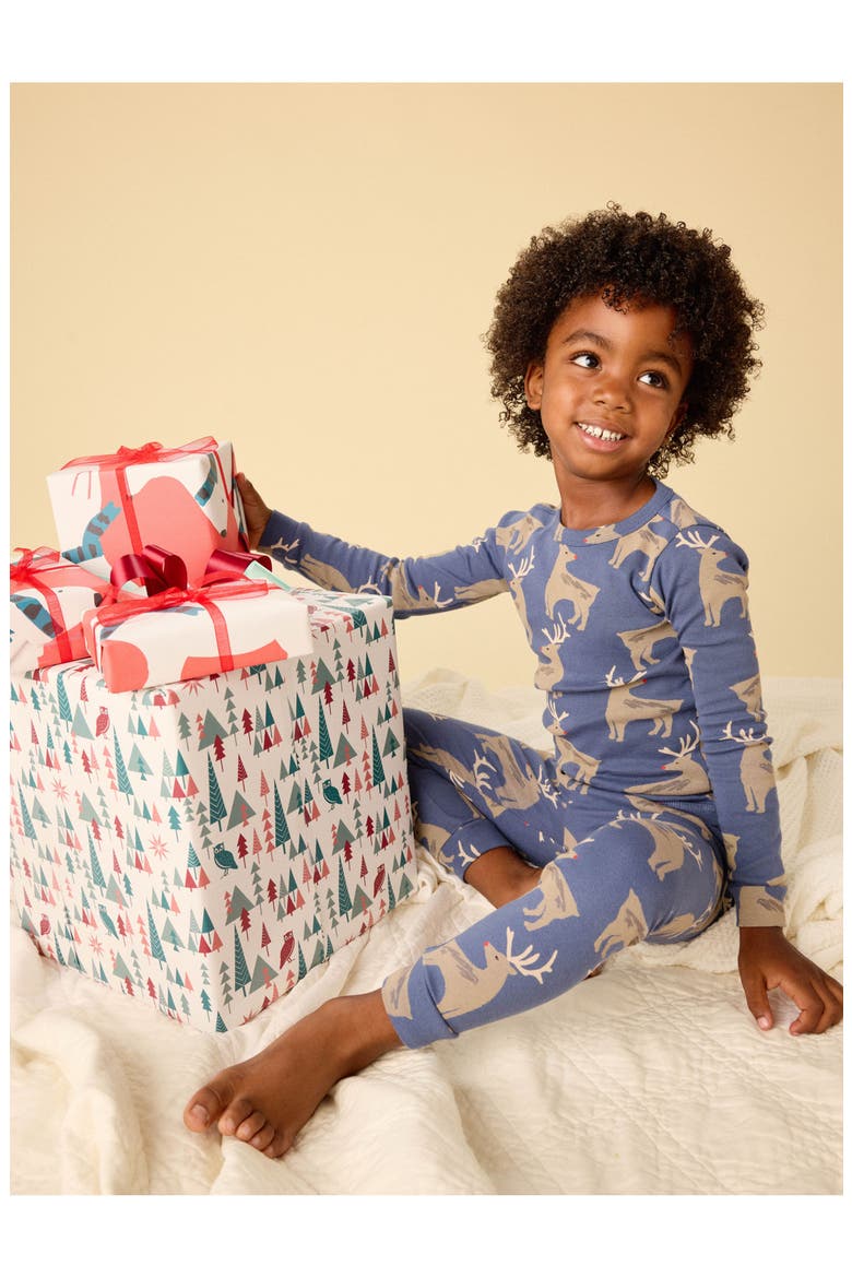 Goodnight Pajama Set, Alternate, color, Red Nose Reindeer