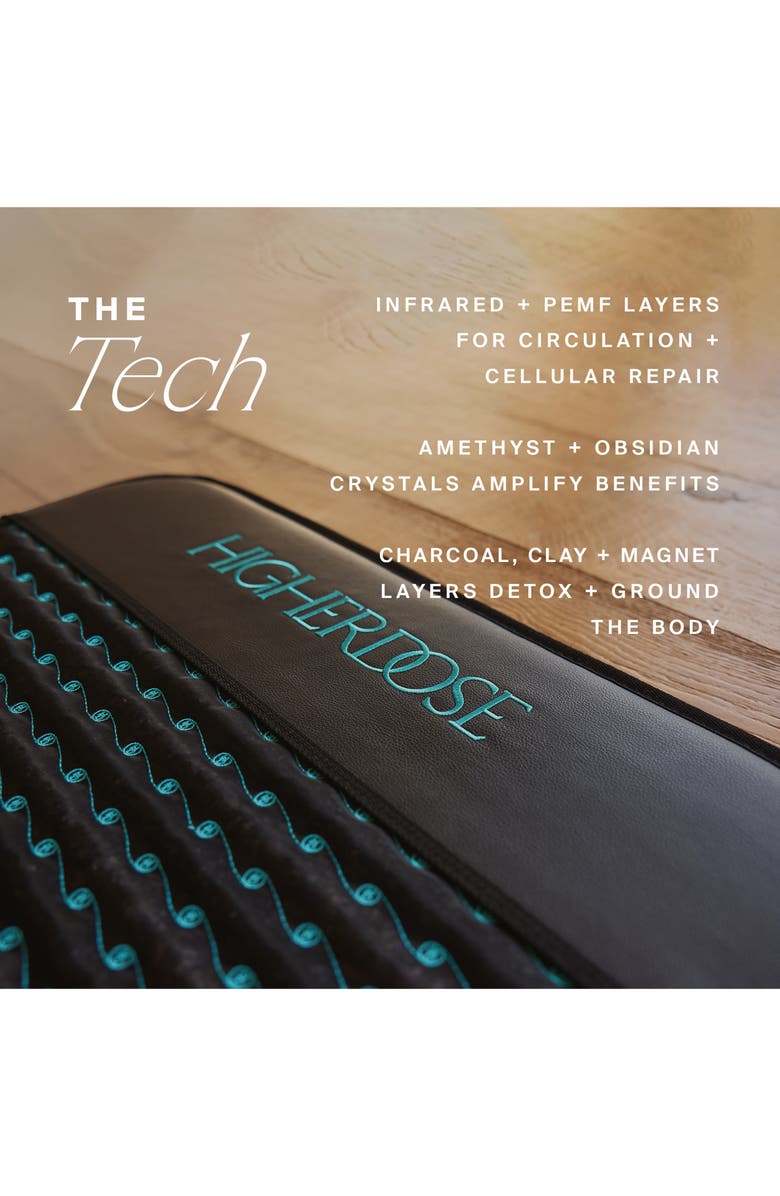 HigherDOSE Infrared PEMF Pro Mat, Alternate, color, Black