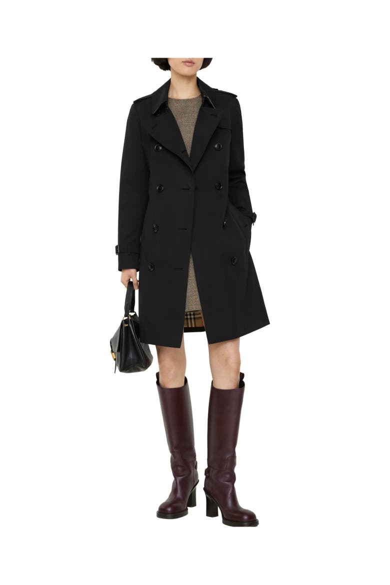 Mid-length Chelsea Heritage Trench Coat, Alternate, color, Black