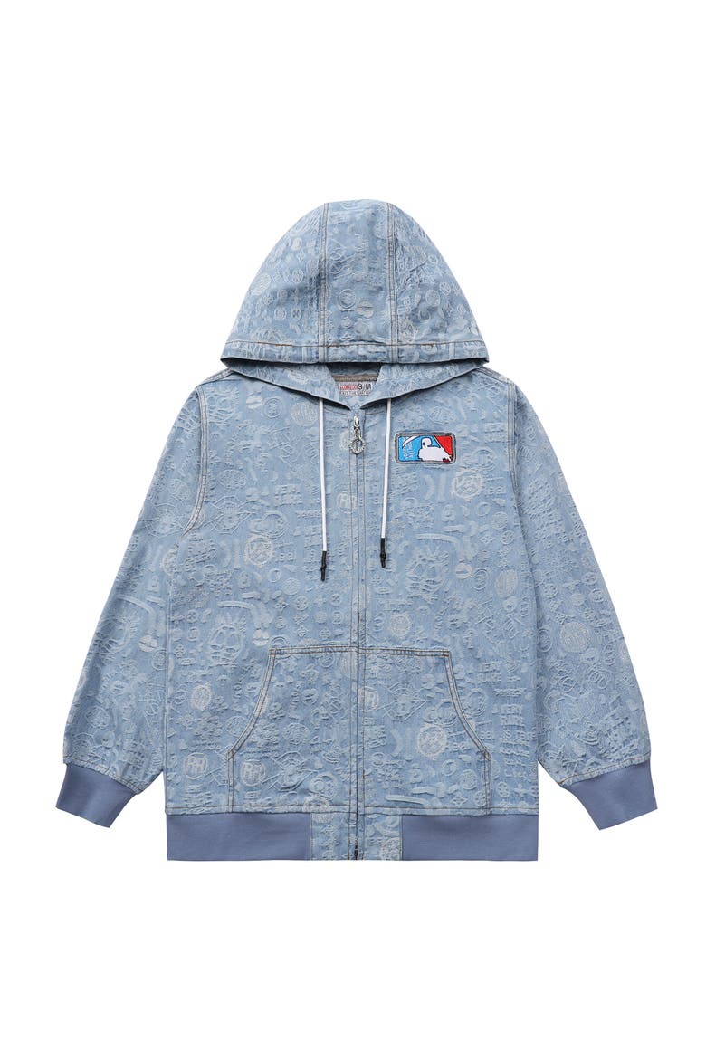 Monogram Hoodie, Main, color, Blue