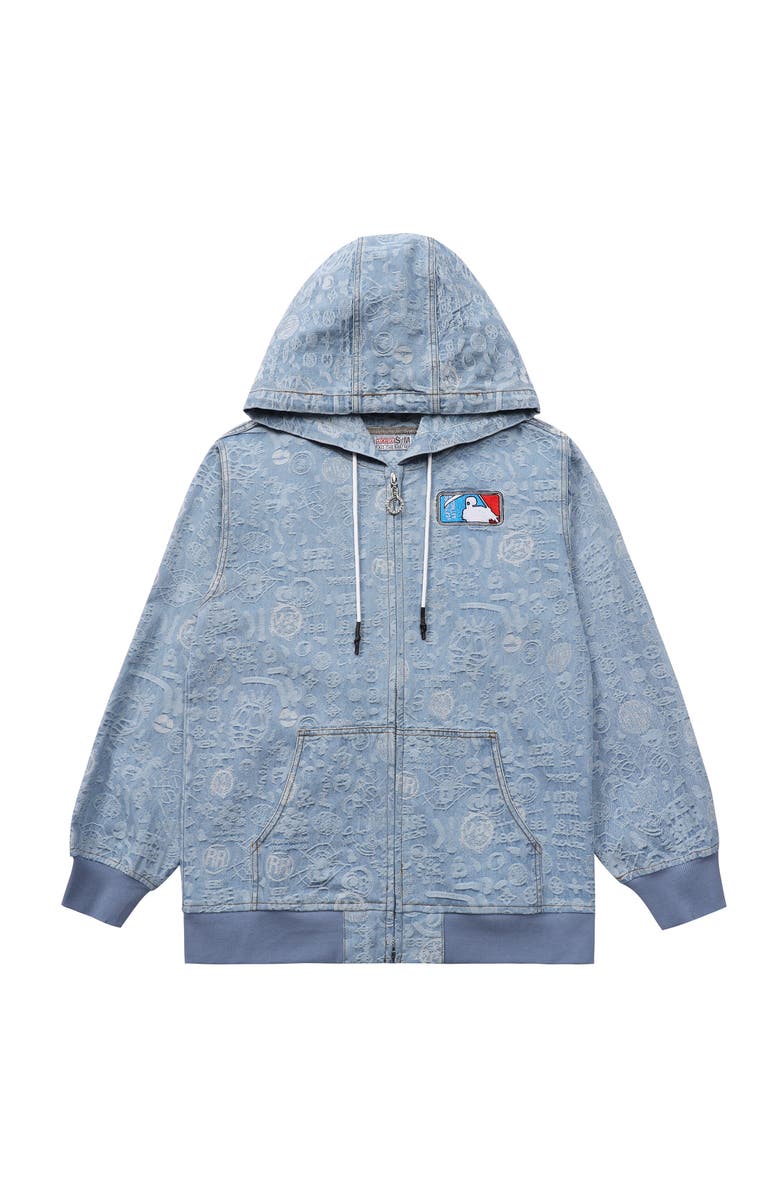 VERYRARE Monogram Hoodie, Main, color, Blue