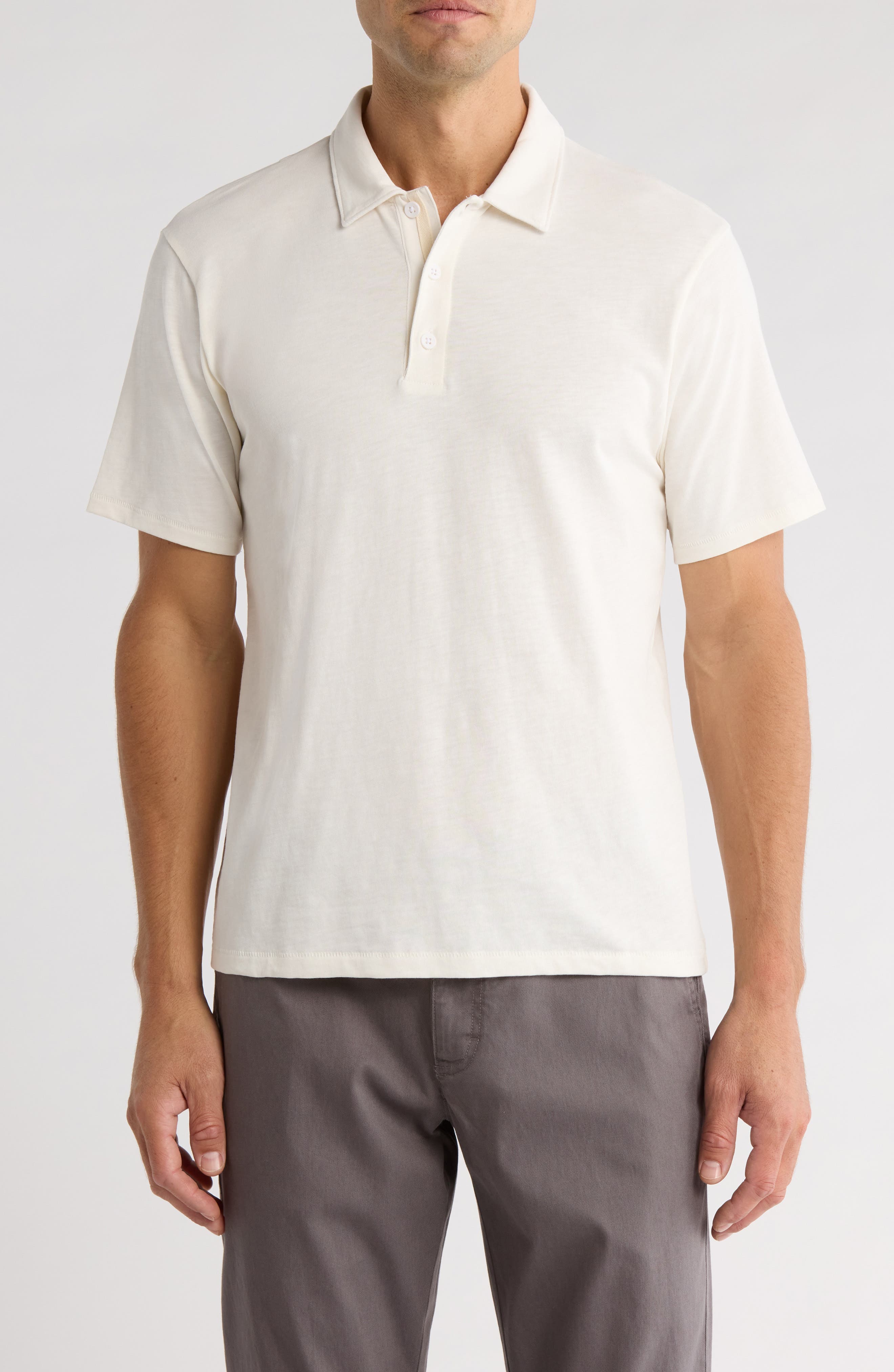 rag & bone Classic Cotton Slub Jersey Polo