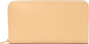 Mansur Gavriel Saffiano Leather Zip Continental Wallet