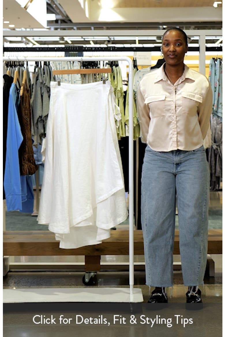 Linen Wrap Skirt video
