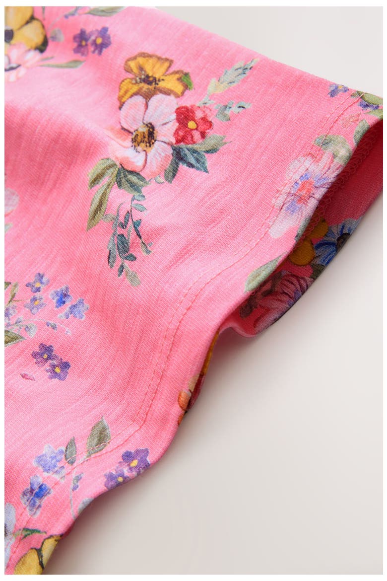 Kids' Floral Jersey Cotton Dress, Alternate, color, PINK