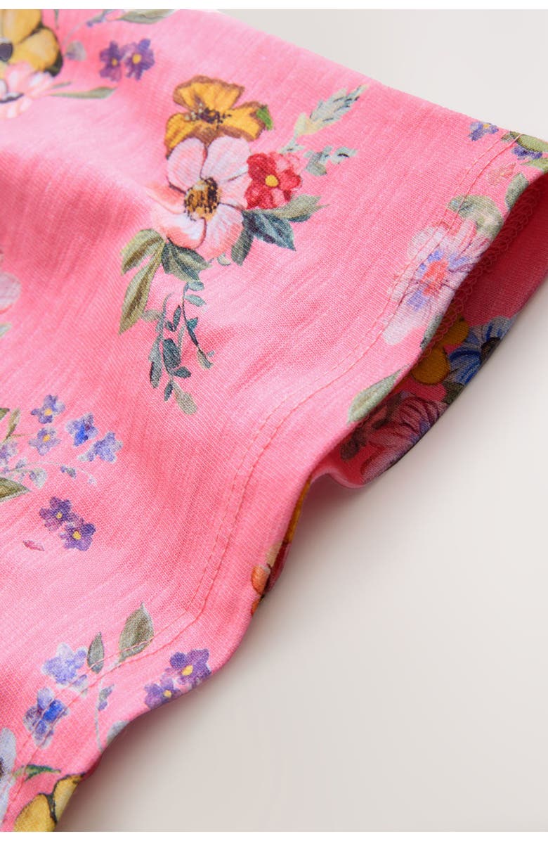 NEXT Kids' Floral Jersey Cotton Dress, Alternate, color, Pink