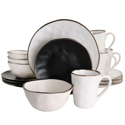 Roman 16 Piece Stoneware Dinnerware Set