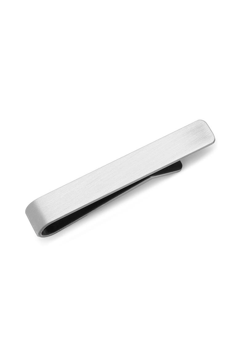 Father's Day Cuff Links & Tie Bar Gift Set, Alternate, color, SILVER