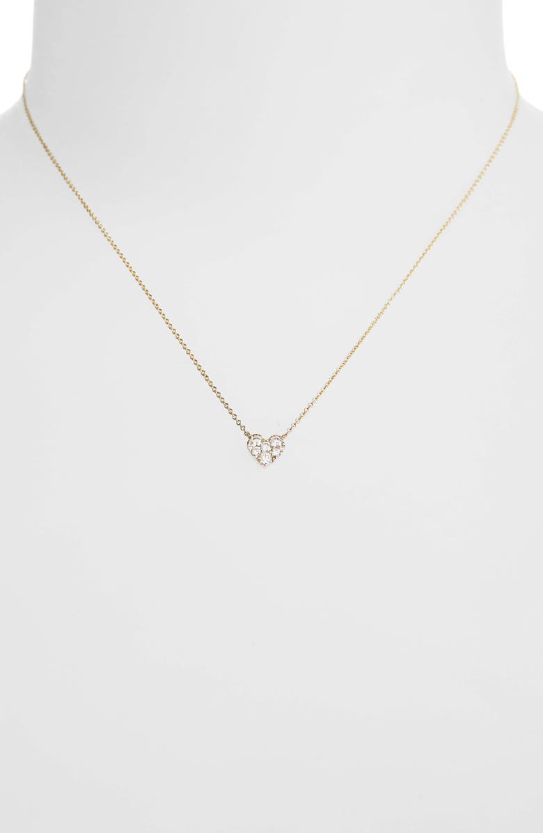 Bony Levy Heart Diamond Pendant Necklace, Alternate, color, 