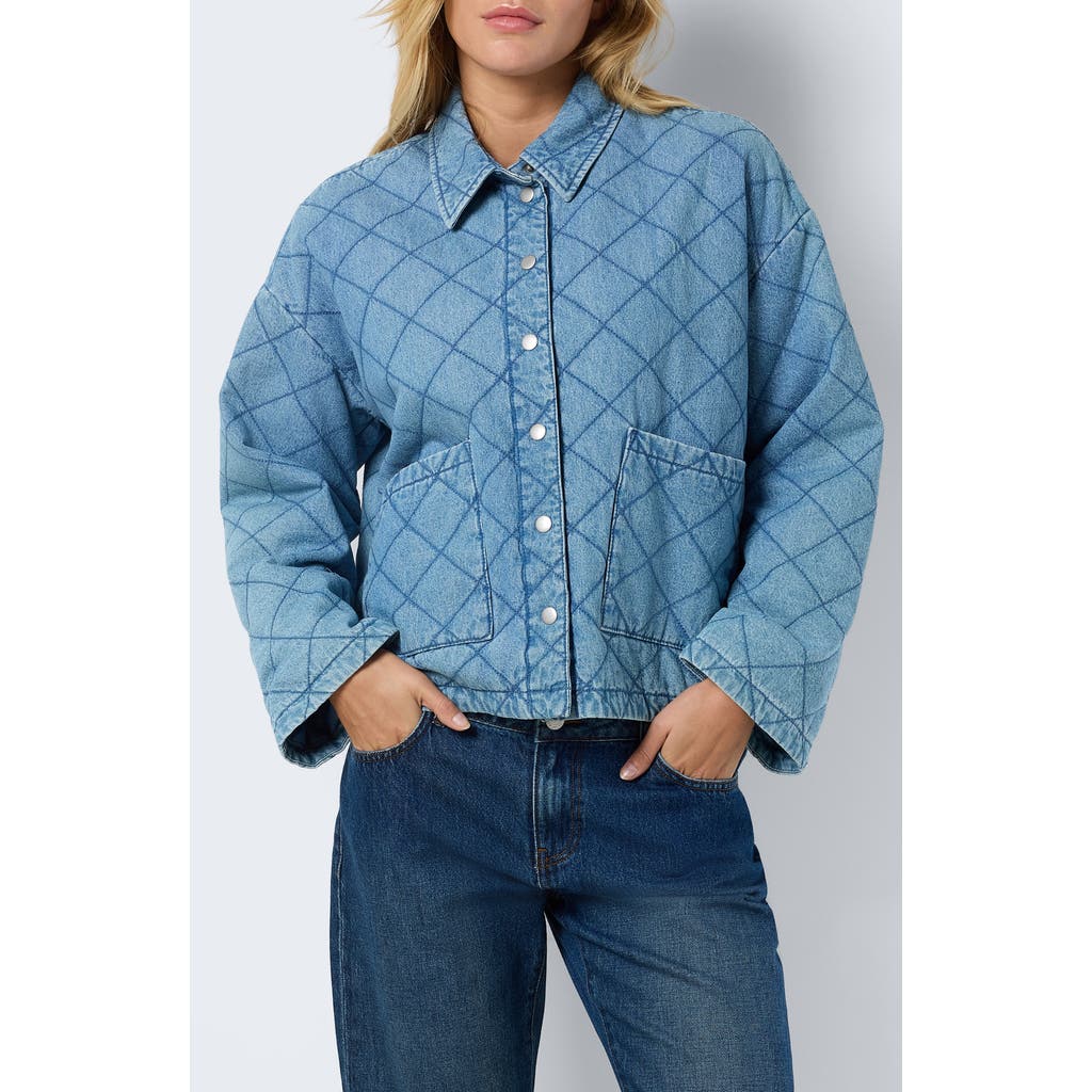 NOISY MAY NOISY MAY CLARA QUILTED DENIM JACKET
