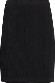ST. JOHN Belle Rib Knit Pencil Skirt