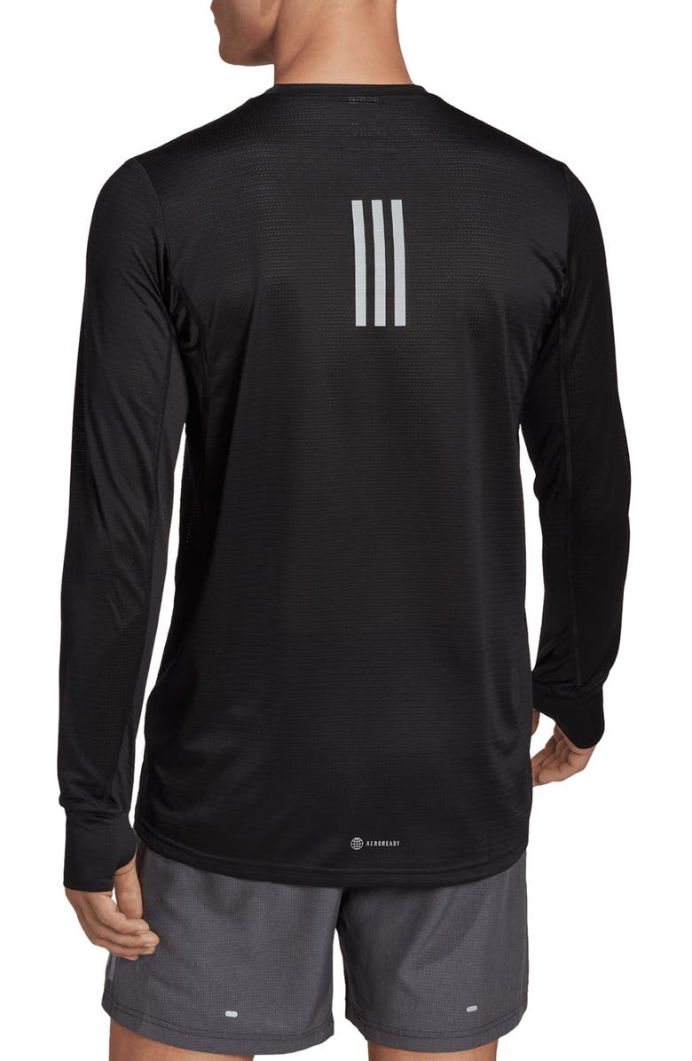 adidas AEROREADY Long Sleeve T-Shirt, Alternate, color, 