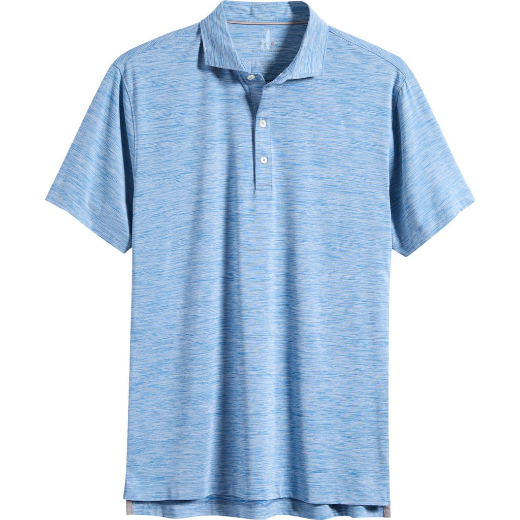Johnnie-o Huron Prep-formance Polo In Barrels Blue