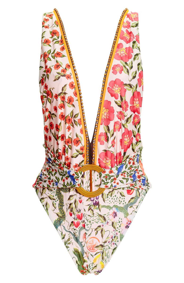 Agua Bendita Ina Seed Belted One-Piece Swimsuit | Nordstromrack