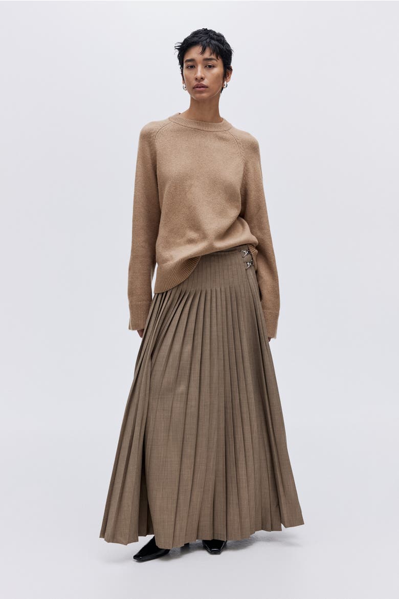 Loose-fit Jumper, Main, color, Dark beige