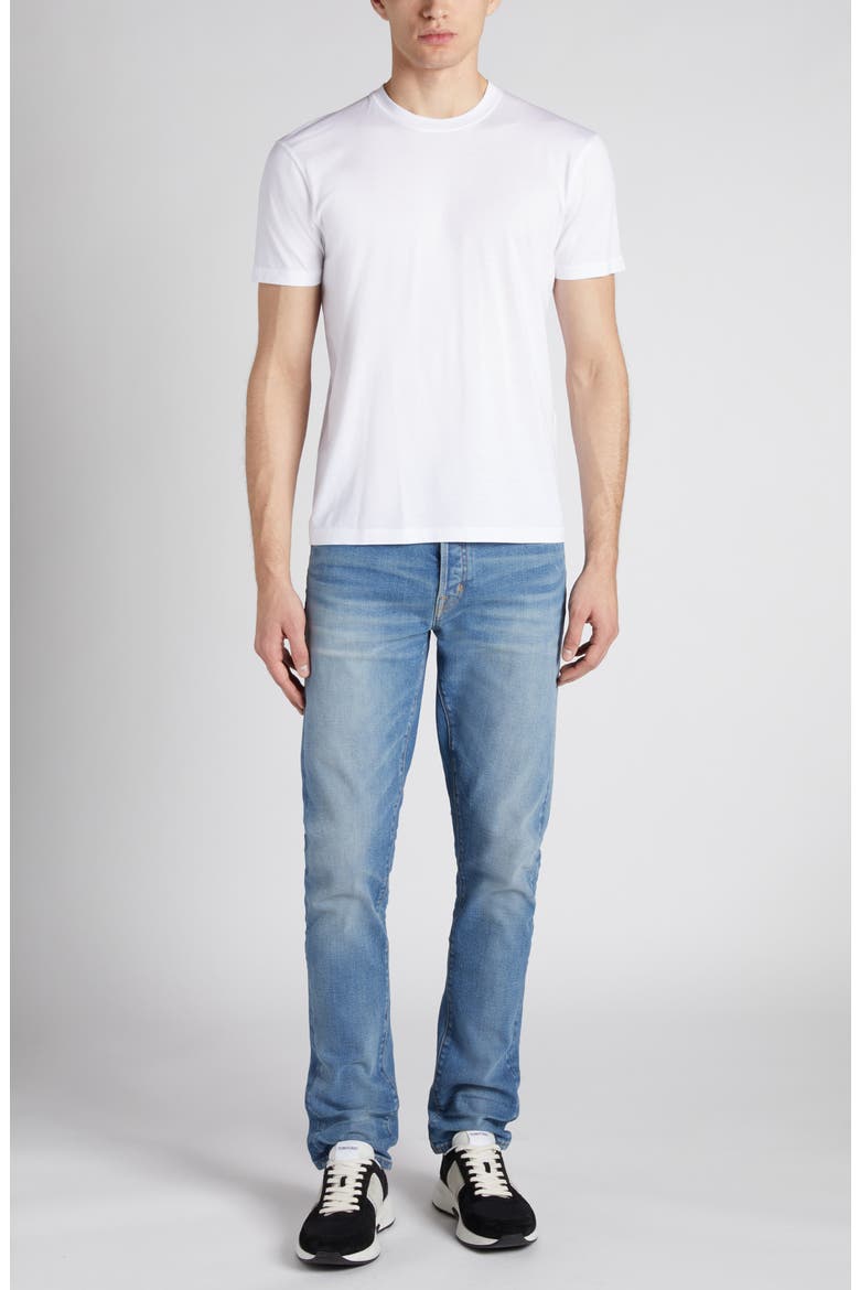 Short Sleeve Crewneck T-Shirt, Alternate, color, WHITE