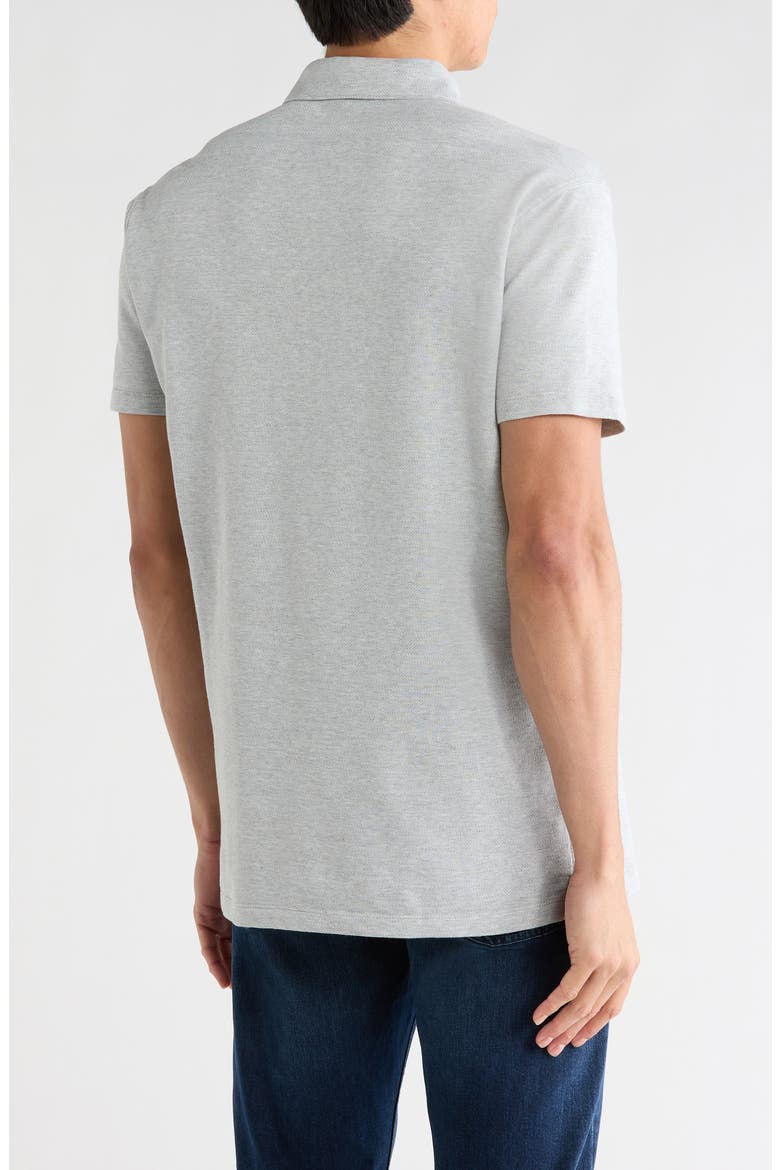 Drumheller Short Sleeve Polo, Alternate, color, GREY