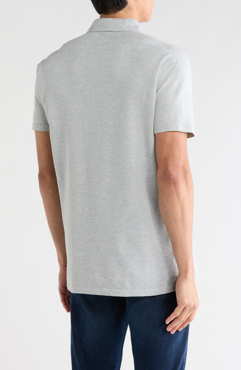 Robert Barakett Drumheller Short Sleeve Polo, Alternate, color, Grey