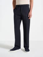 Manière De Voir Joseph Regular Fit Pinstripe Tailored Trousers