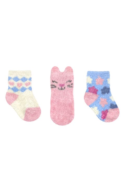Kids' 3-Pack You Are Kitten Me Fuzzy Socks