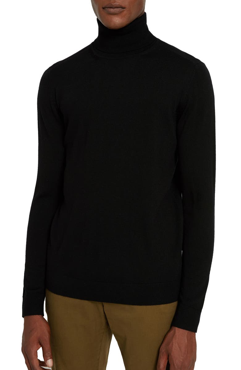 Frank And Oak Merino Wool Turtleneck Sweater, Main, color, 