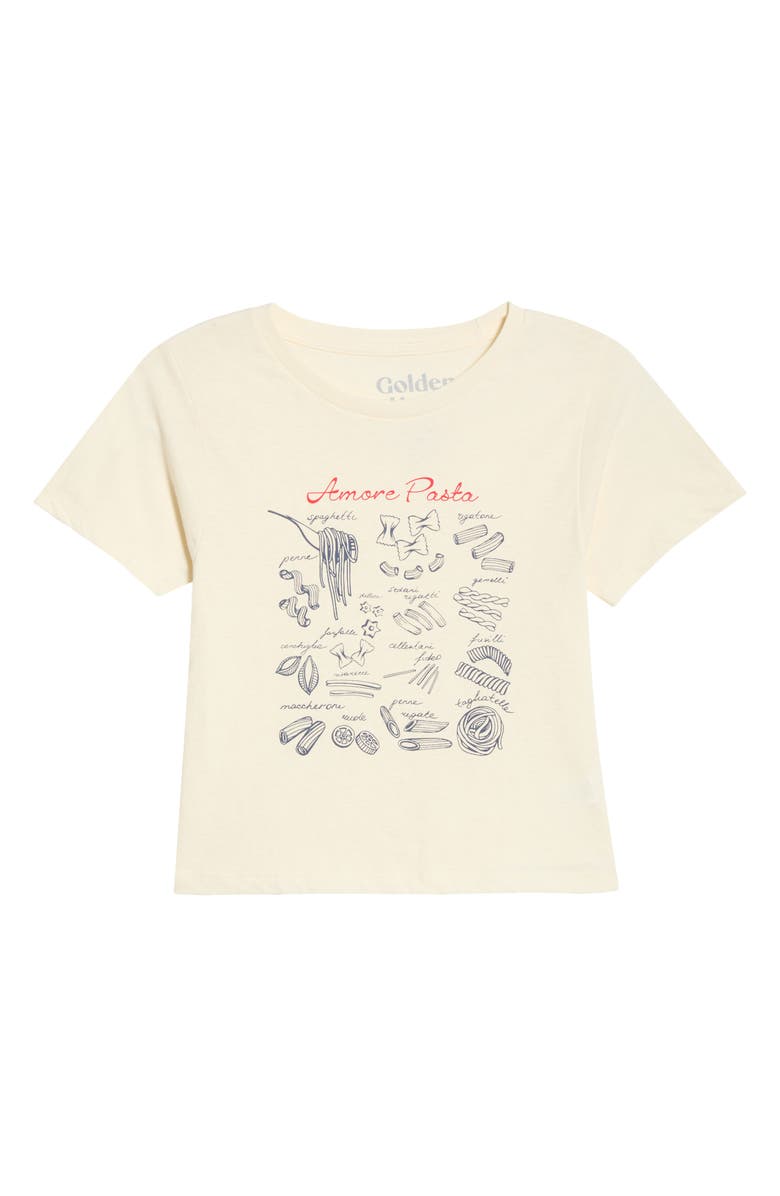 GOLDEN HOUR Amour Pasta Graphic T-shirt, Alternate, color, Marshmallow