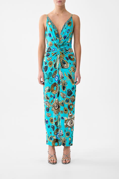 Strappy Dress With Twist Front