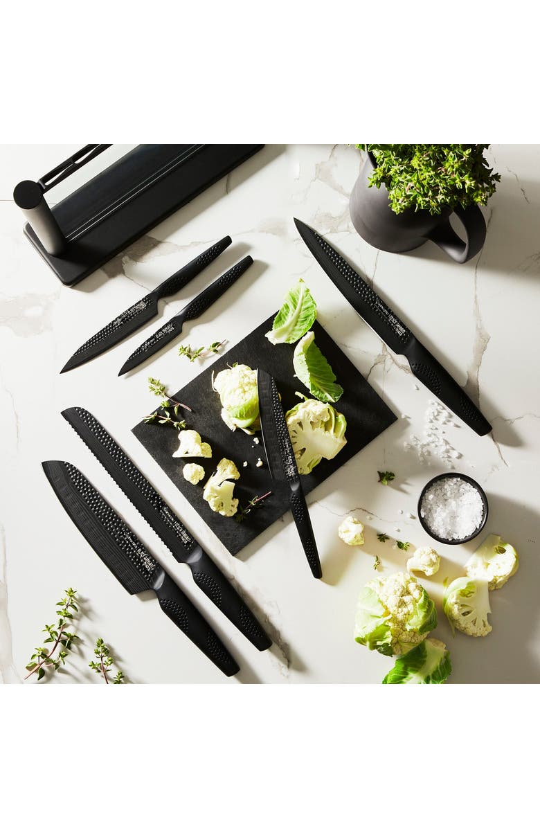 Cuisine::pro<sup>®</sup> iD3<sup>®</sup> BLACK SAMURAI 7-Piece Gozen Knife Block, Alternate, color, Black