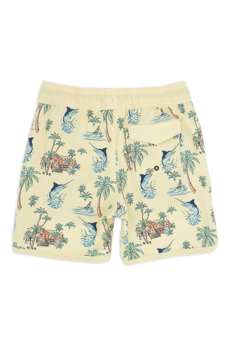 Kids' Sun Glow Board Shorts, Alternate, color, SUN GLOW
