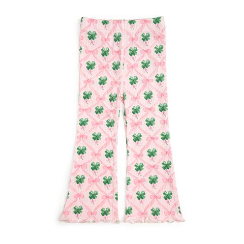 Sweet Clover St. Patrick's Day Flare Legging (Baby, Toddler, Little Kid & Big Kid)