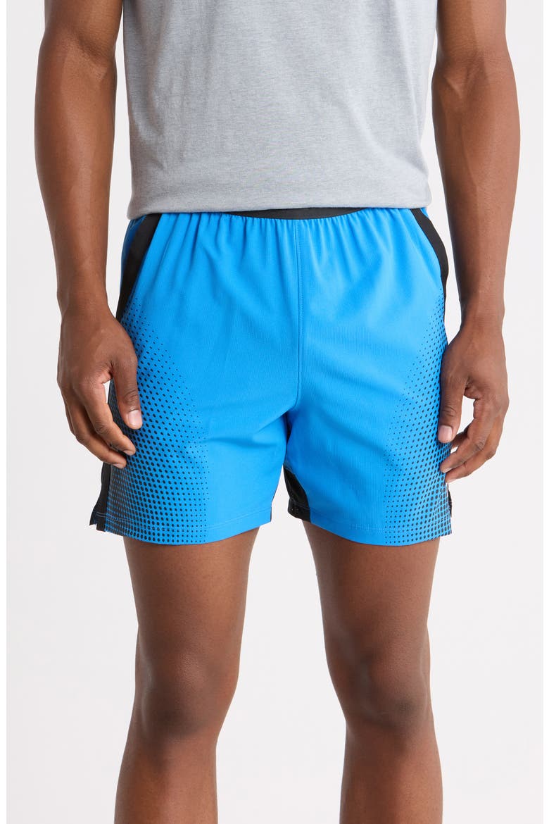 Vanish Graphic Shorts, Main, color, 402 BLUE ATLANTIS