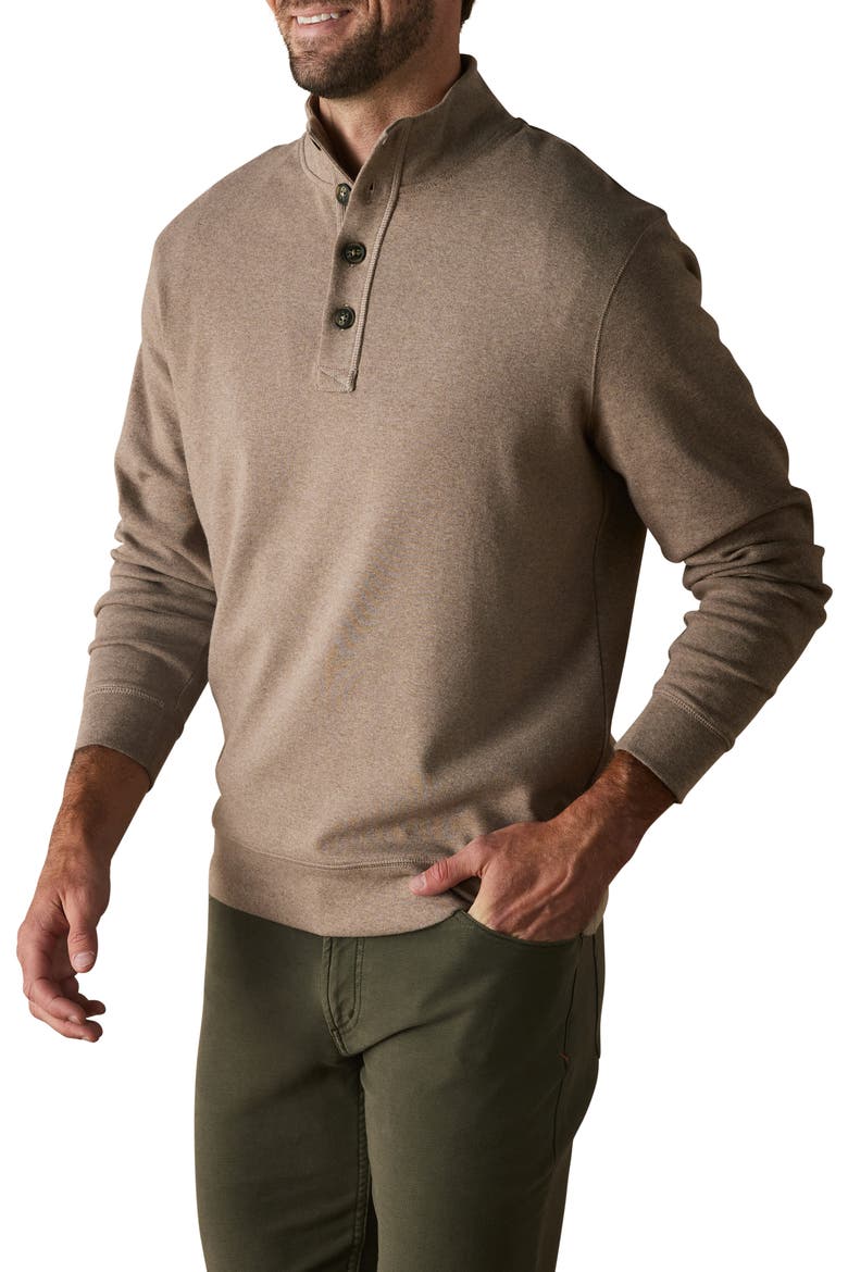 Puremeso Mock Neck Top, Alternate, color, TAUPE
