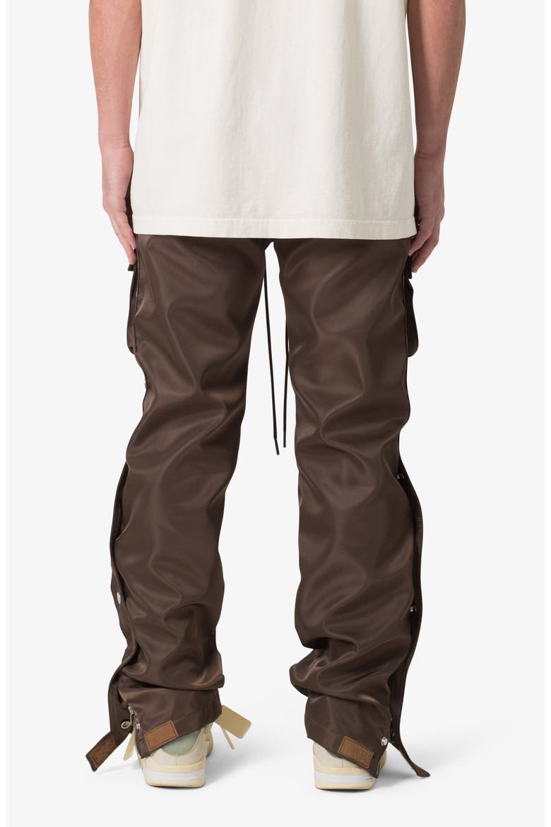 Snap Front Cargo Pants, Alternate, color, BROWN