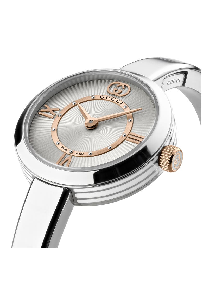 Model 2000 Bangle Bracelet Watch, 24mm, Alternate, color, SILVER