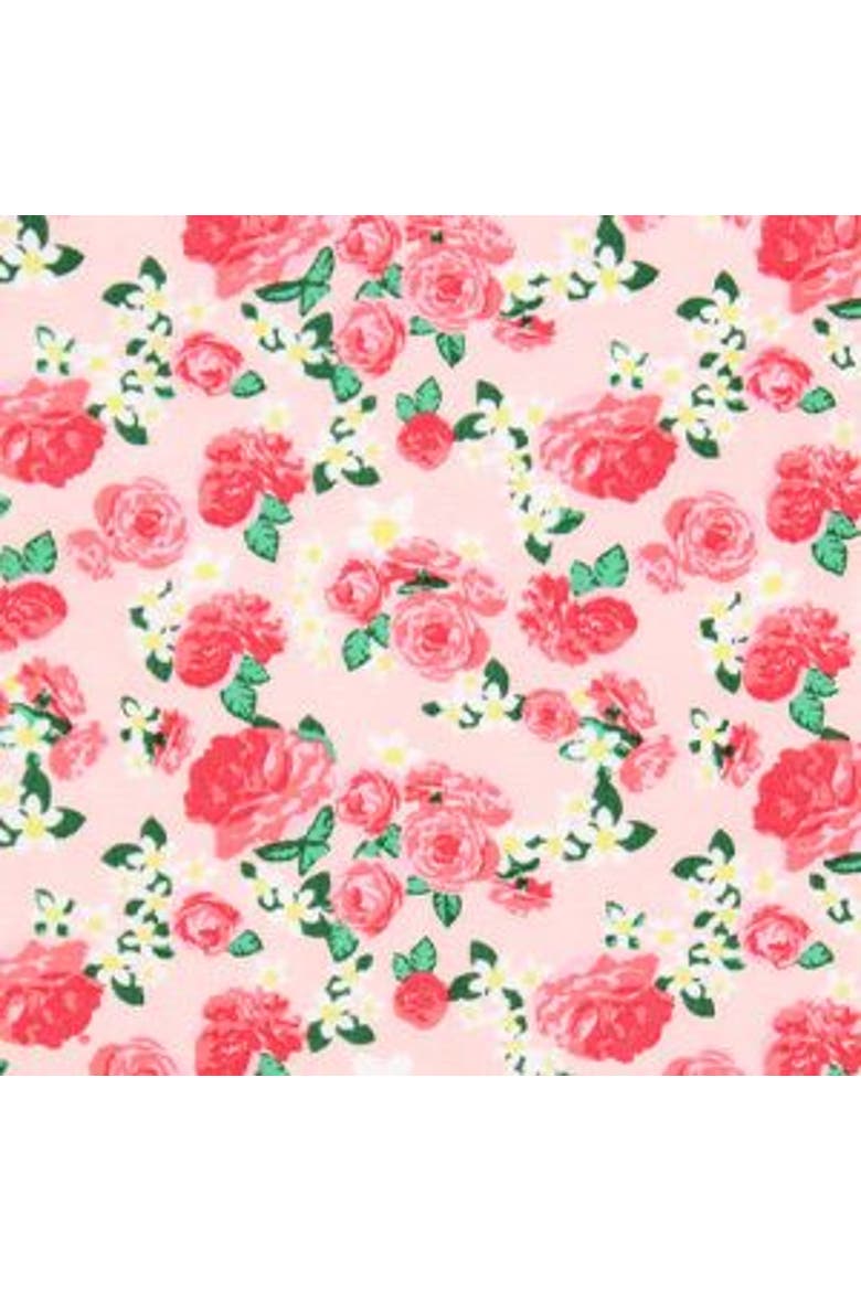 Toddler Ruffle Strap Mixed Print Dress, Alternate, color, English Roses