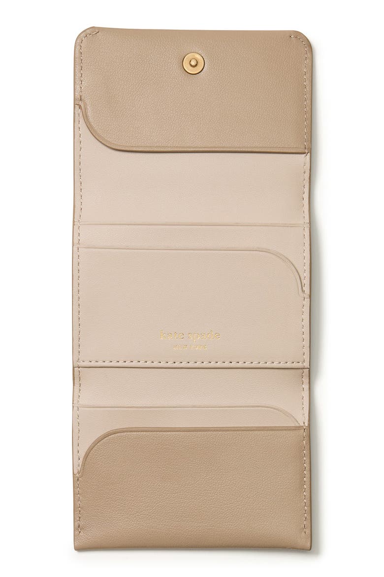 grace leather card case, Alternate, color, TIMELESS TAUPE