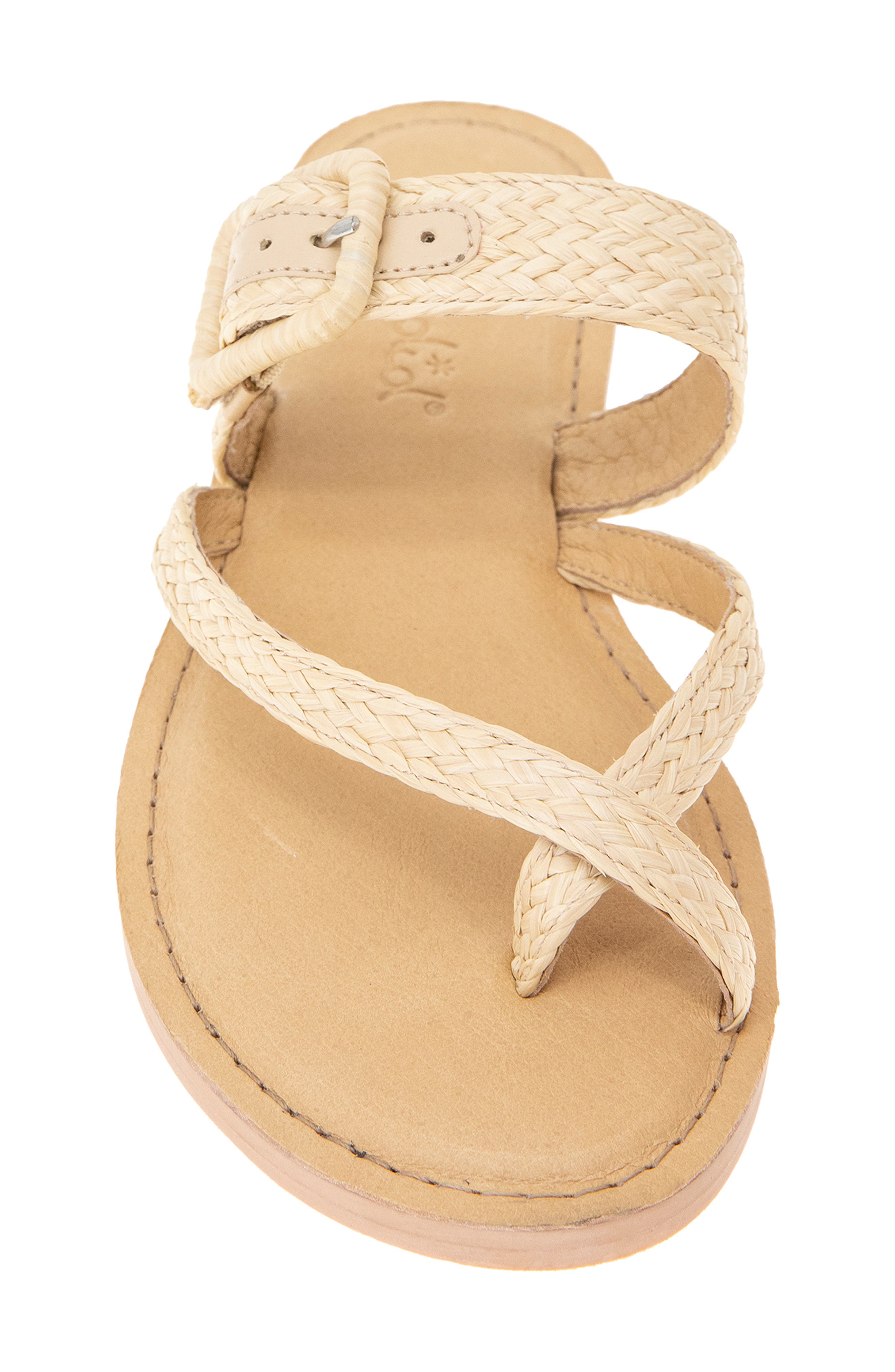 Sutton Toe Loop Sandal, Alternate, color, NATURAL