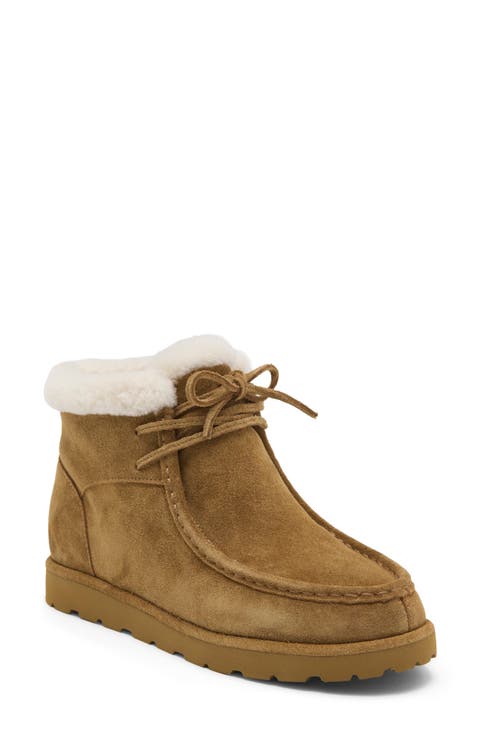 Marlow Genuine Shearling Chukka Boot