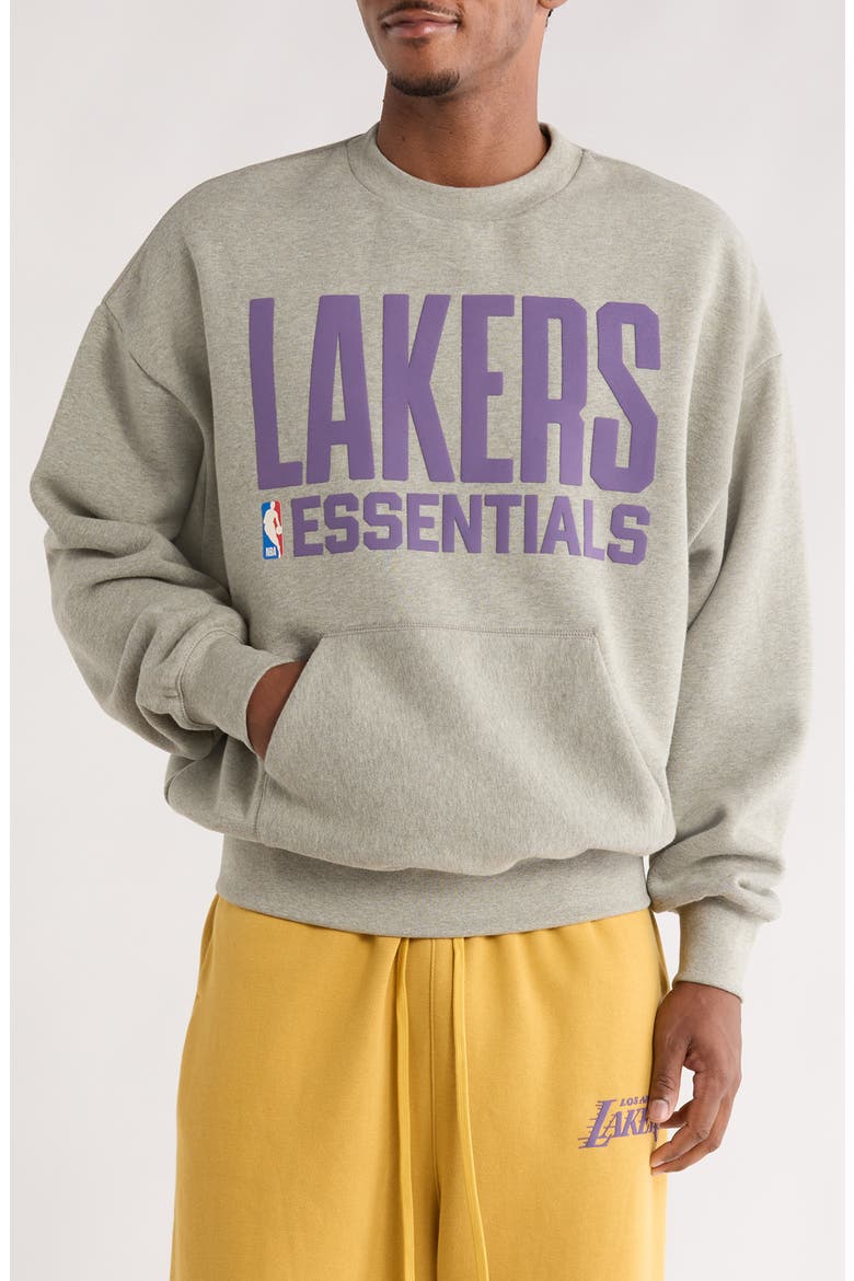 NBA/LAKERS LOWRYSFARMコラボ スウェット x NBA Lakers Sport Fit Crewneck Sweatshirt (Men) | Nordstrom