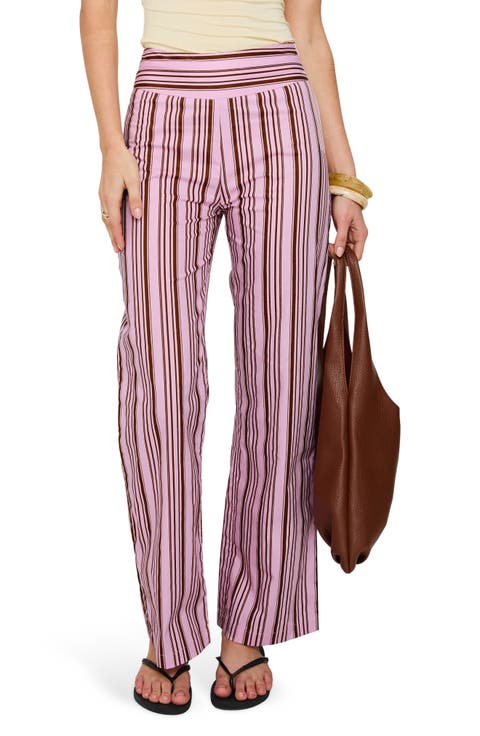 Leocadie Stripe Cotton Pants
