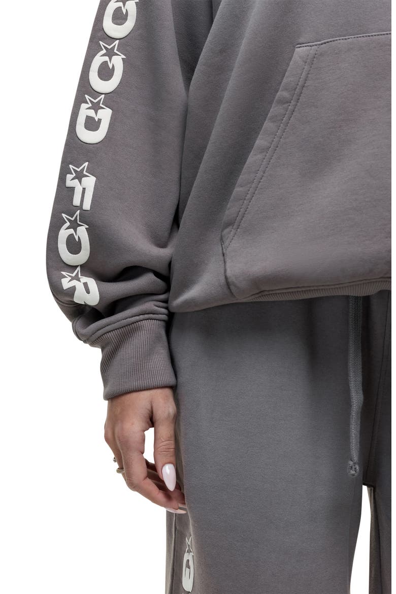 Liberty Grey Zip Hoodie, Alternate, color, Grey