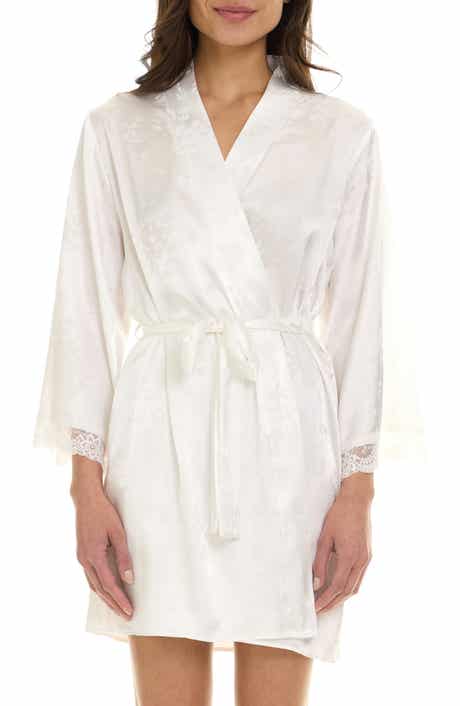 Flora By Flora Nikrooz Eloisa Floral Satin Wrap