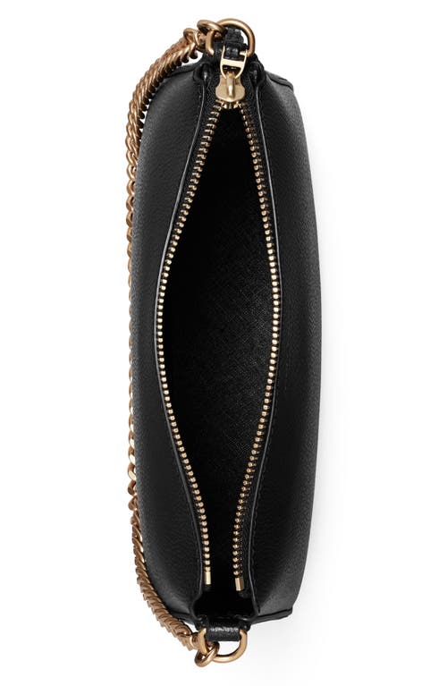Tory Burch Small Perry Leather Shoulder Bag In Black