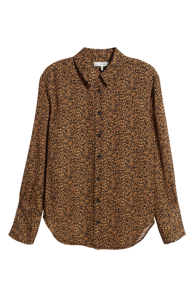 FRAME The Standard Silk Button-Up Shirt, Alternate, color,