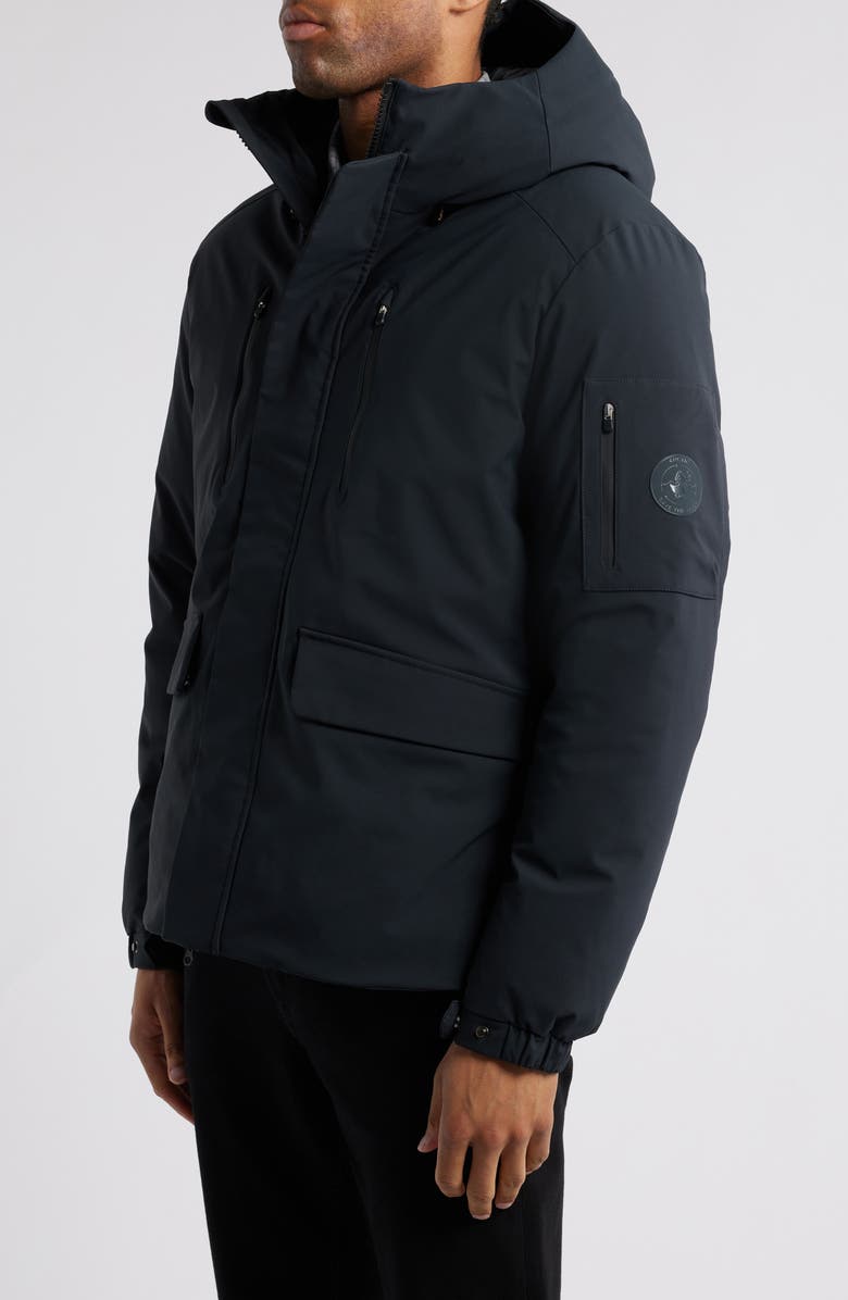 Save The Duck Hiram Water Repellent Hooded Coat, Alternate, color,