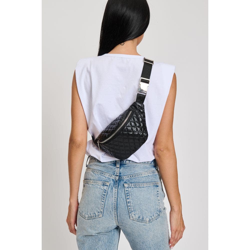 Ariana Belt Bag, Alternate, color, Black