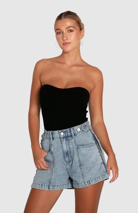 Bring The Heat Denim Shorts