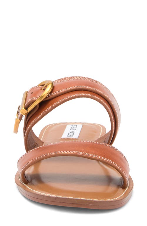 Steve Madden Sivan Slide Sandal In Cognac