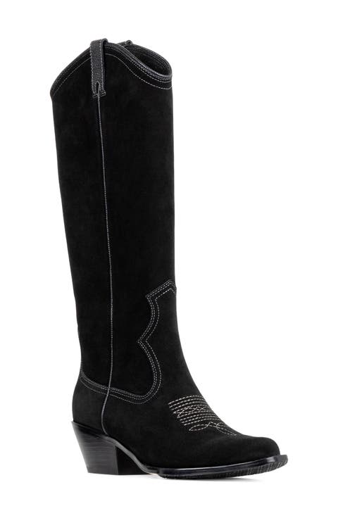 Tahlia Leather Western Boot